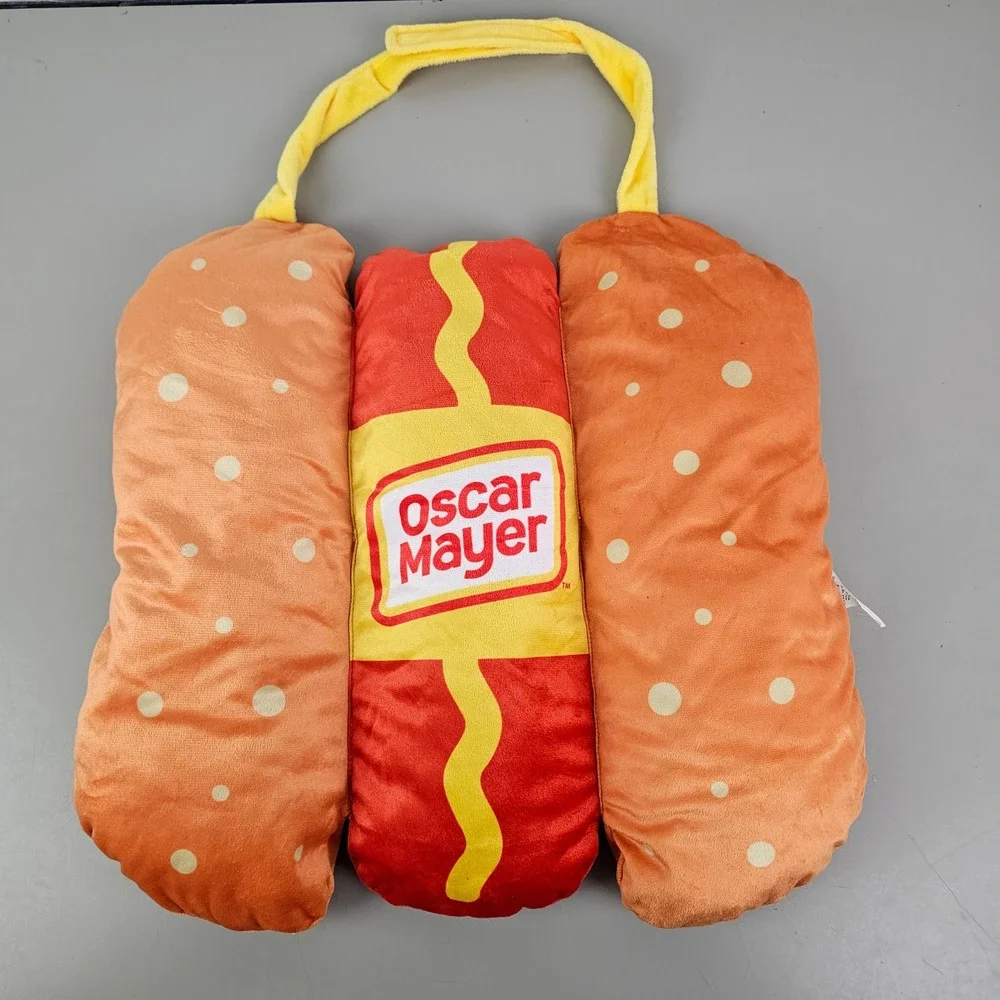 Oscar Mayer Wienermobile Hot Dog Pet Costume Large Plush Food Dog Outfit
